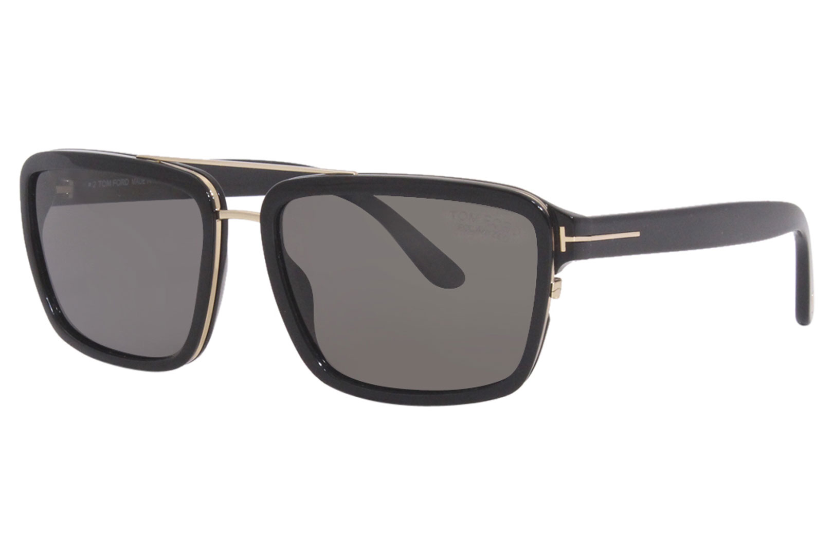 Tom Ford Sunglasses Men's Anders TF780 01D Shiny Black 58-17-140 |  