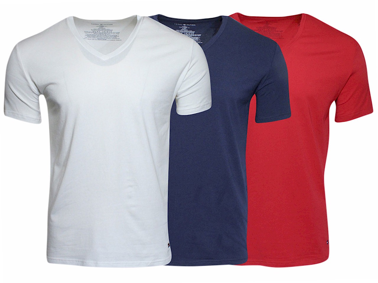 Tommy hilfiger v neck t 2024 shirt mens