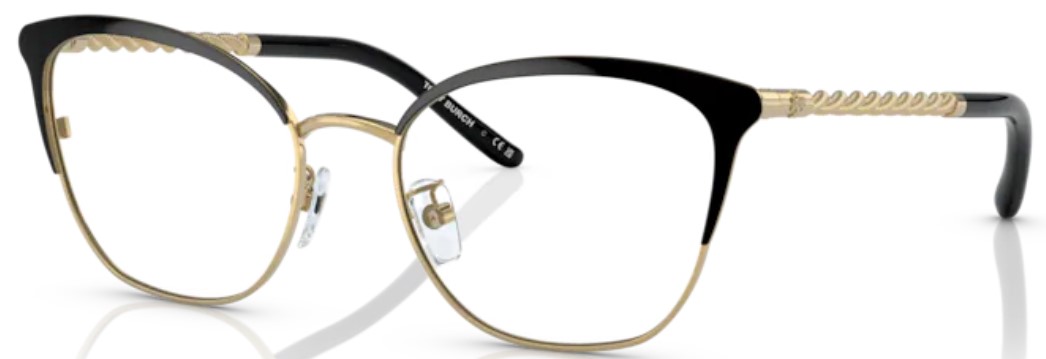 UPC 725125390538 product image for Tory Burch TY1076 3339 Eyeglasses Women's Shiny Gold/Black Full Rim 53 18 140 -  | upcitemdb.com