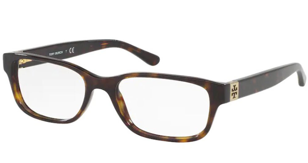 Tory Burch TY2067 1378 Eyeglasses Women's Dark Tortoise Full Rim 52-17 ...