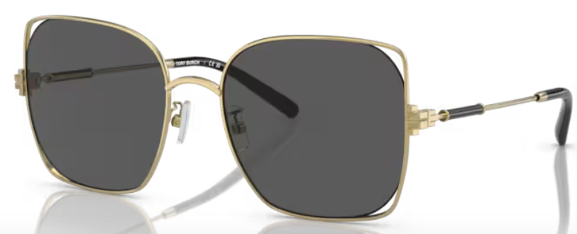 UPC 725125398510 product image for Tory Burch TY6097 331687 Sunglasses Women's Gold/Dark Grey 55 18 140 - Lens-55 B | upcitemdb.com