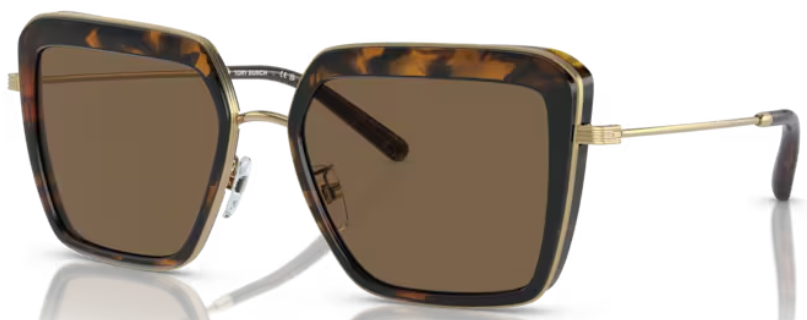 UPC 725125398558 product image for Tory Burch TY6099 336373 Sunglasses Women's Tortoise/Brown Square Shape 53mm - L | upcitemdb.com