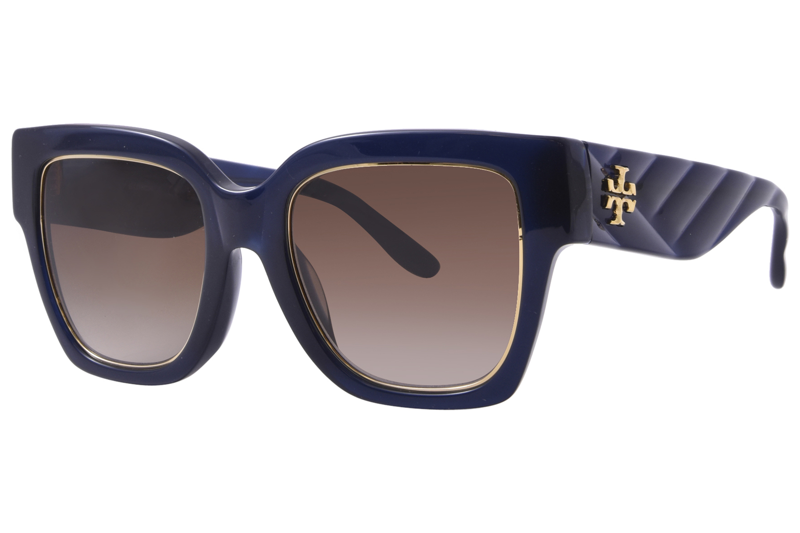 UPC 725125391573 product image for Tory Burch TY7180U 165613 Sunglasses Women's Navy/Brown Gradient 52 20 140 - Blu | upcitemdb.com