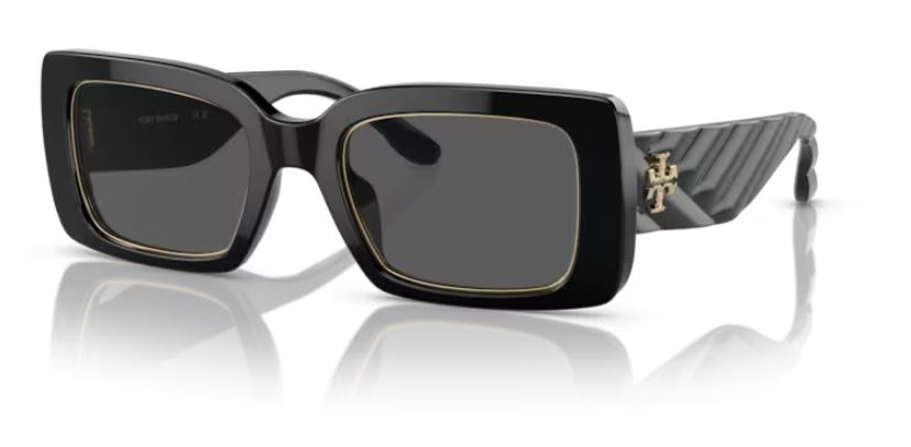 UPC 725125396868 product image for Tory Burch TY7188U 170987 Sunglasses Women's Black/Solid Grey 51 21 140 - Lens-5 | upcitemdb.com