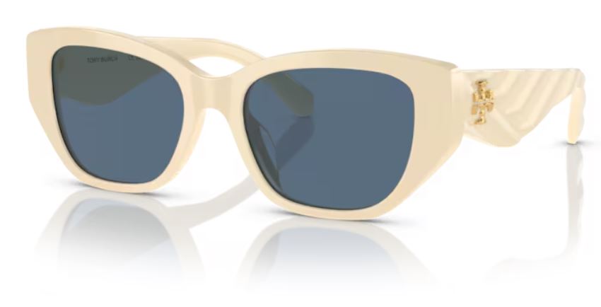 UPC 725125439527 product image for Tory Burch TY7196U 119280 Sunglasses Women's Ivory/Dark Blue 53 18 140 - Lens-53 | upcitemdb.com