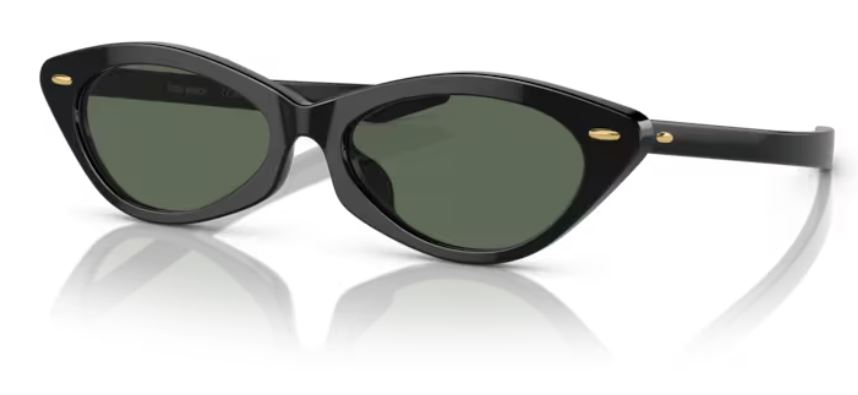 UPC 725125439558 product image for Tory Burch TY7197U 170971 Sunglasses Women's Black/Dark Green Cat Eye 53 16 140  | upcitemdb.com