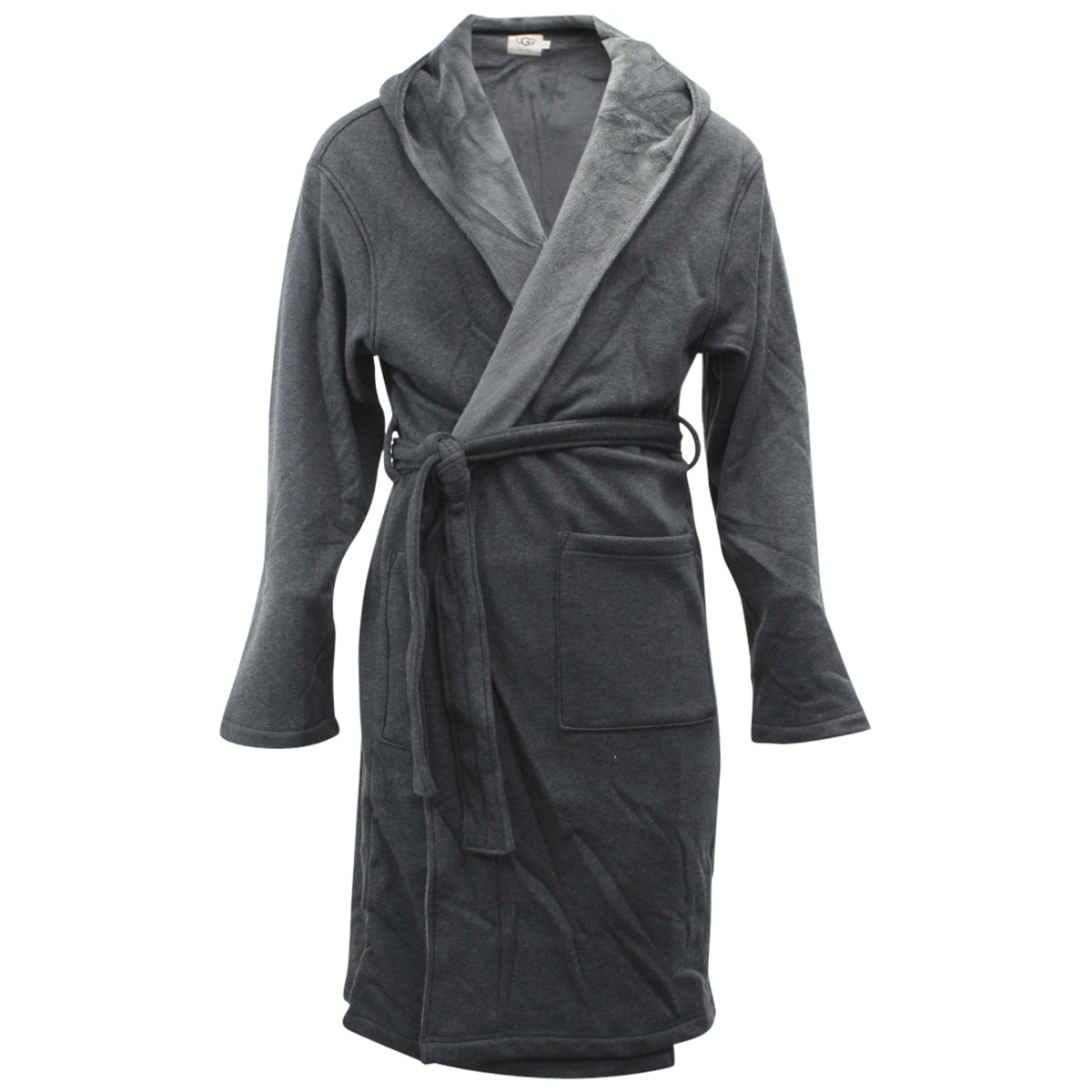 Ugg Men's Brunswick Relaxed Fit Fleece Lined Hooded Robe | JoyLot.com