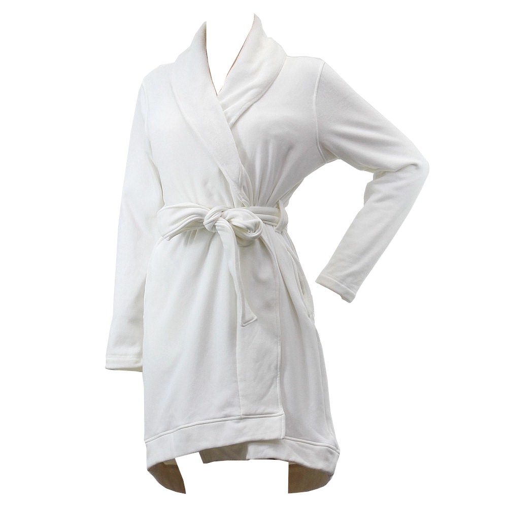 white ugg robe