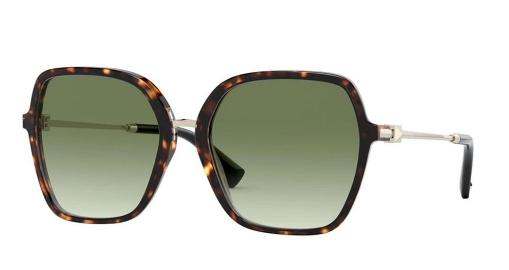 EAN 8056597218832 product image for Valentino Sunglasses Women's VA4077 50028E Havana/Green Gradient 57 18 140mm - B | upcitemdb.com