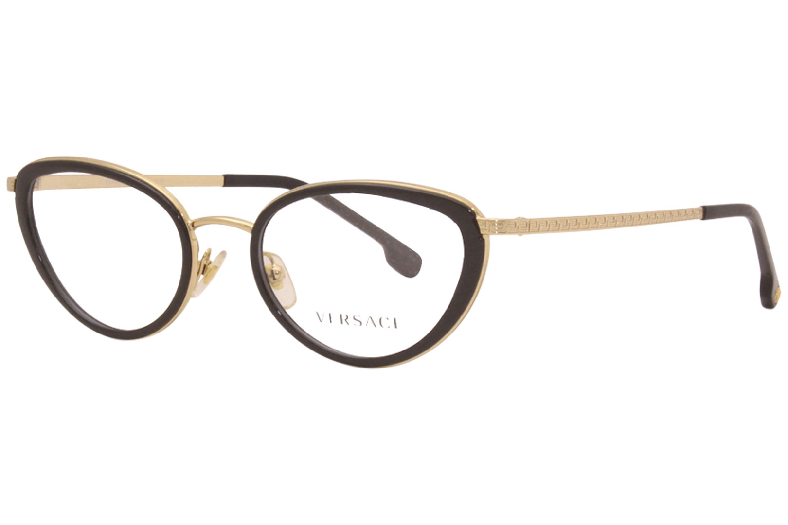 Versace 1258 Eyeglasses Womens Full Rim Cat Eye Optical Frame 