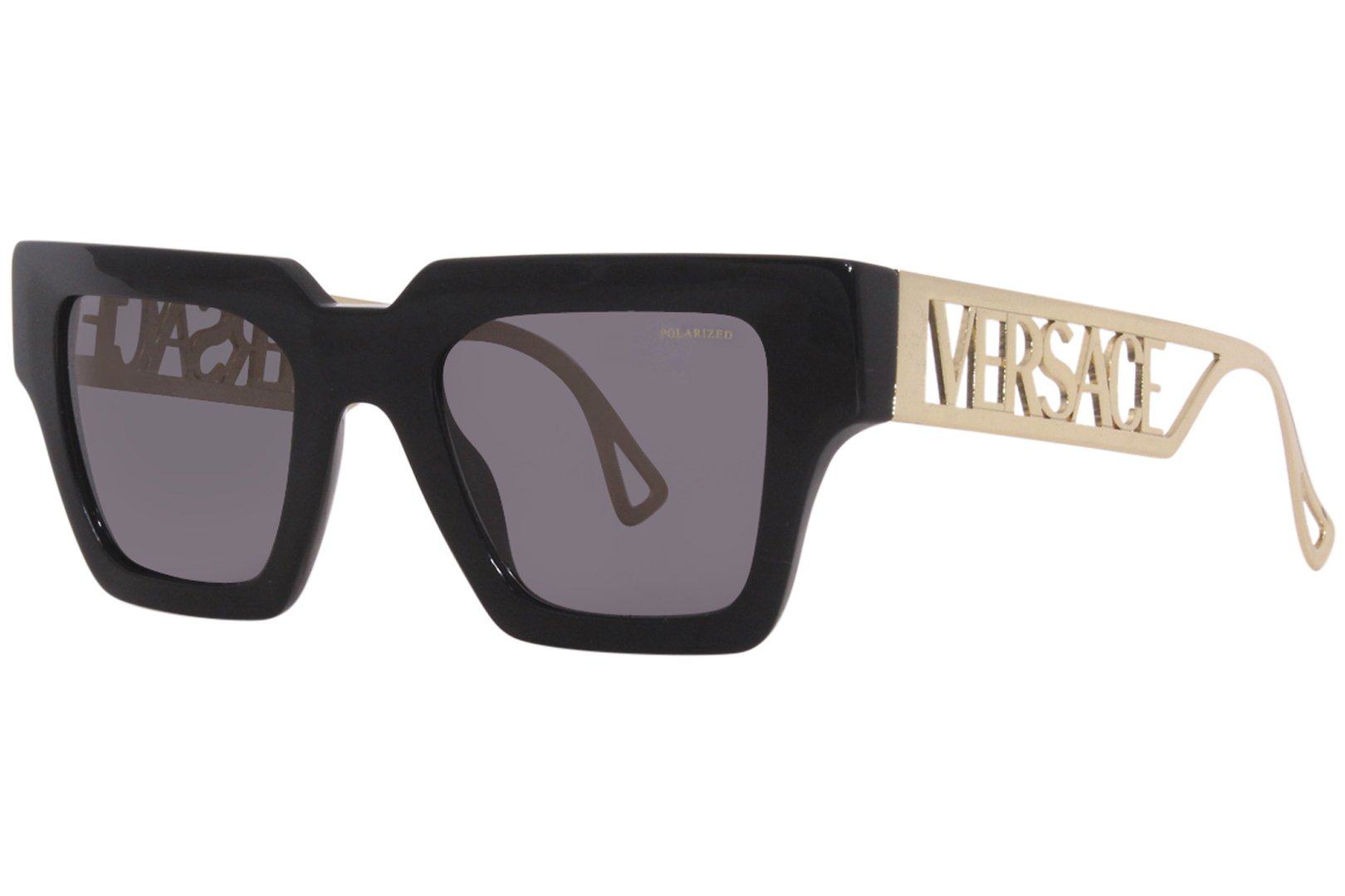 EAN 8056597800419 product image for Versace 4431 GB1/81 Sunglasses Women's Black/Polarized Dark Grey 50 22 145 - Len | upcitemdb.com