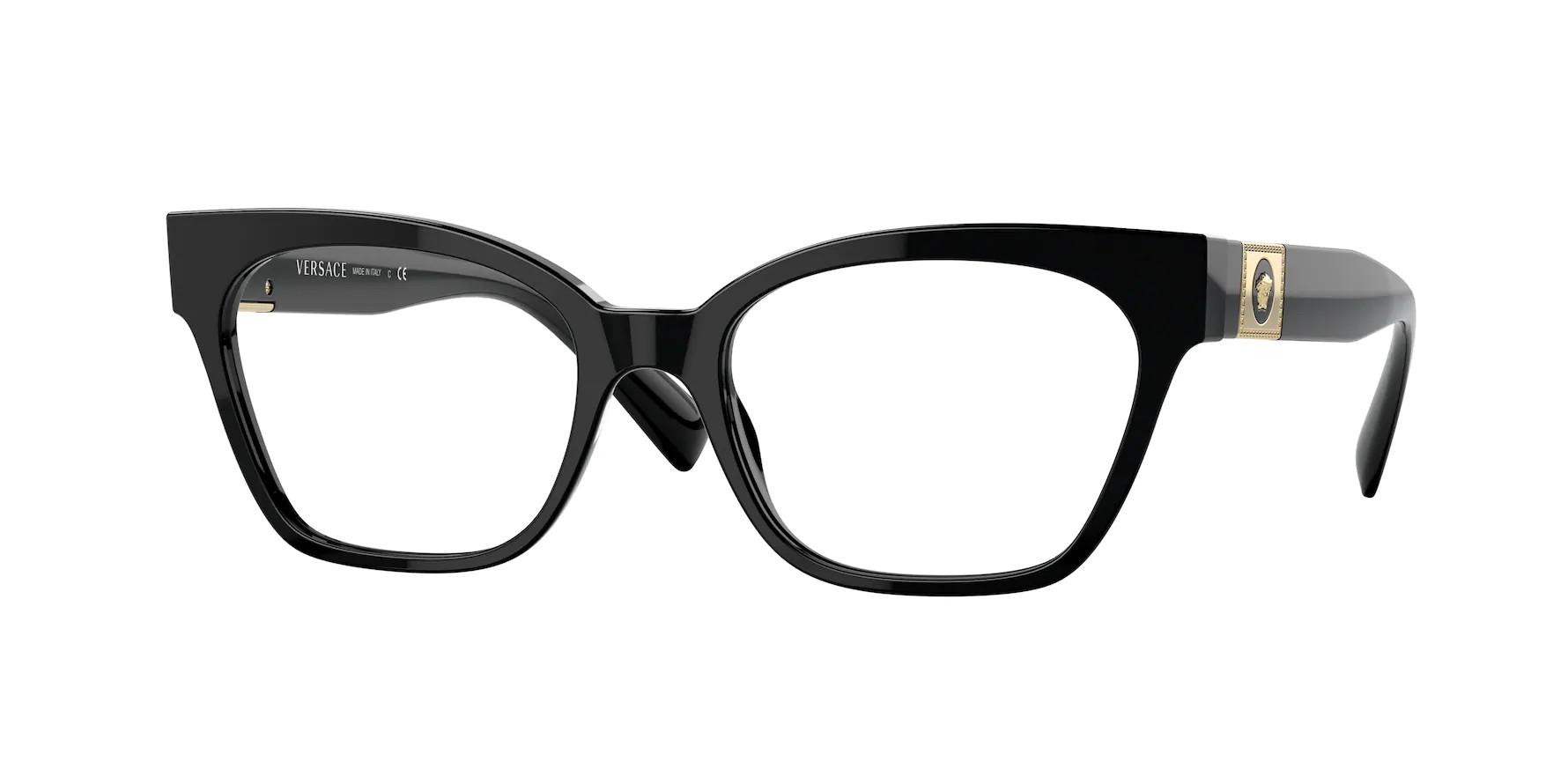 Versace Eyeglasses Women's VE3294 GB1 Black 51-18-140mm | JoyLot.com