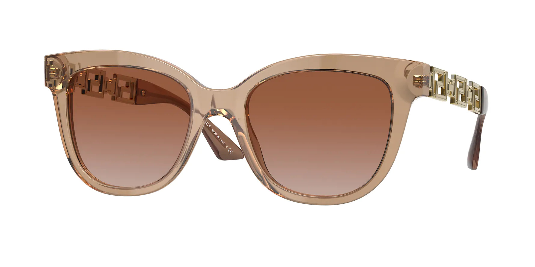 BRAND shops NEW VERSACE VE4394 533313 Brown Women Sunglasses