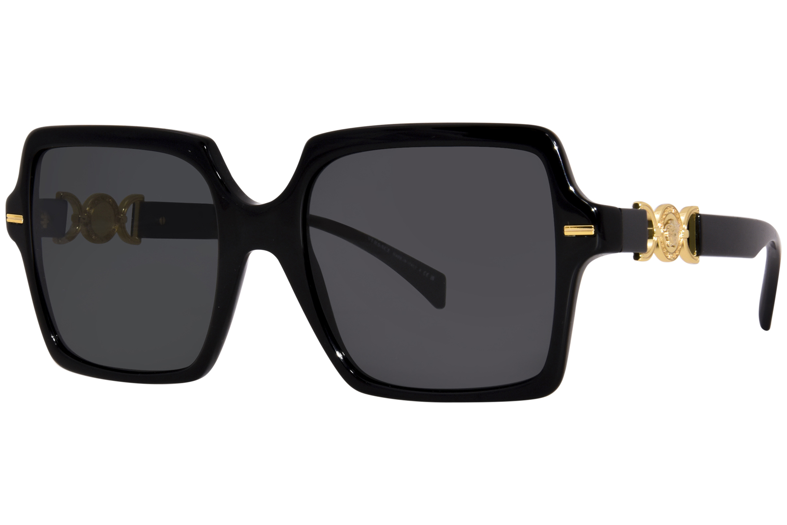 EAN 8056597835404 product image for Versace VE4441 GB1/87 Sunglasses Women's Black/Dark Grey Square Shape 55 20 140  | upcitemdb.com