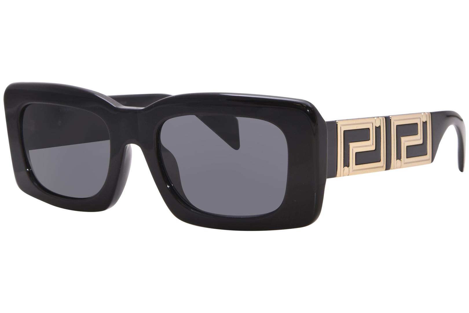 EAN 8056597836081 product image for Versace VE4444U GB1/87 Sunglasses Black/Dark Grey Rectangle Shape 54 21 140 - Le | upcitemdb.com