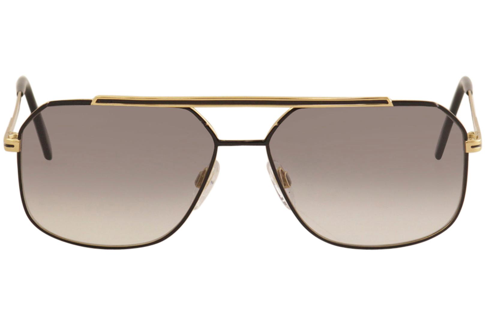 Cazal Men S 9081 Retro Pilot Sunglasses