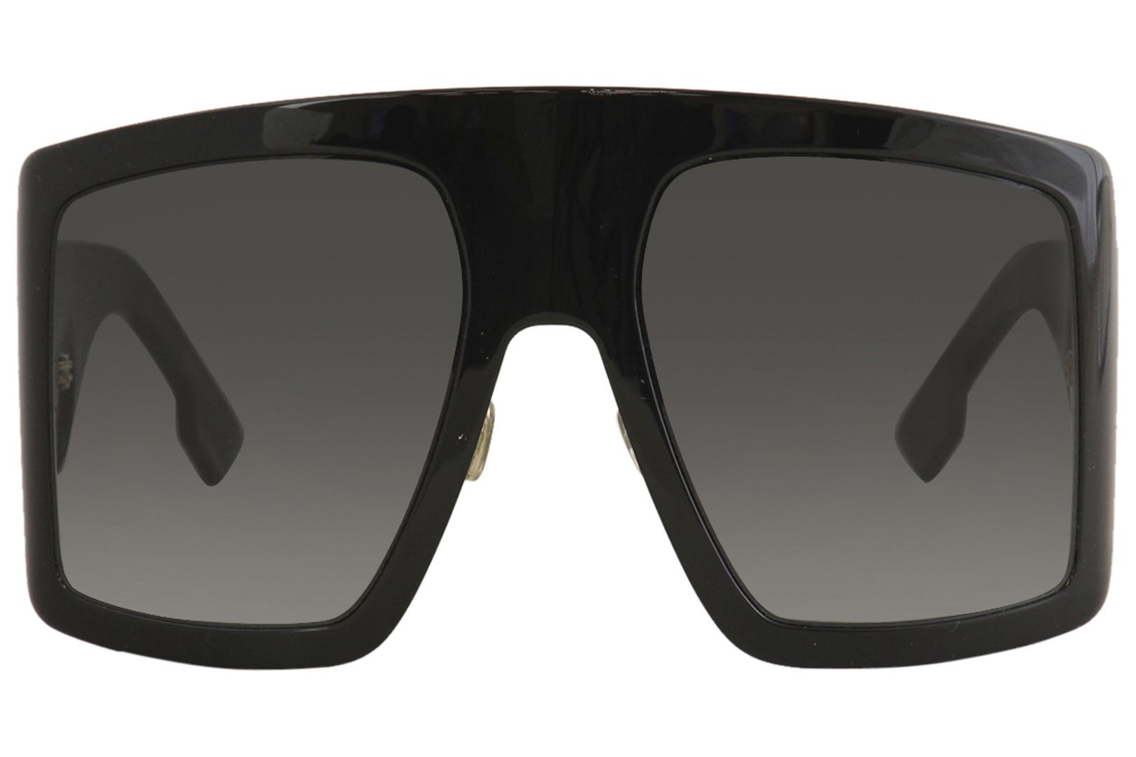 Christian Dior Women's DiorSoLight1 8079O Black Sunglasses 60mm ...
