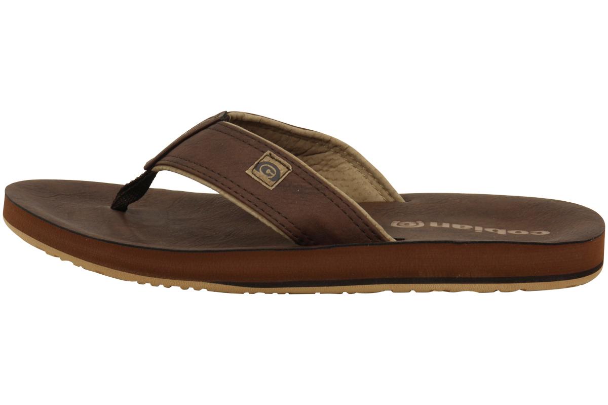 Cobian Men's Sumo-Terra Flip-Flops Black Sandal Shoes