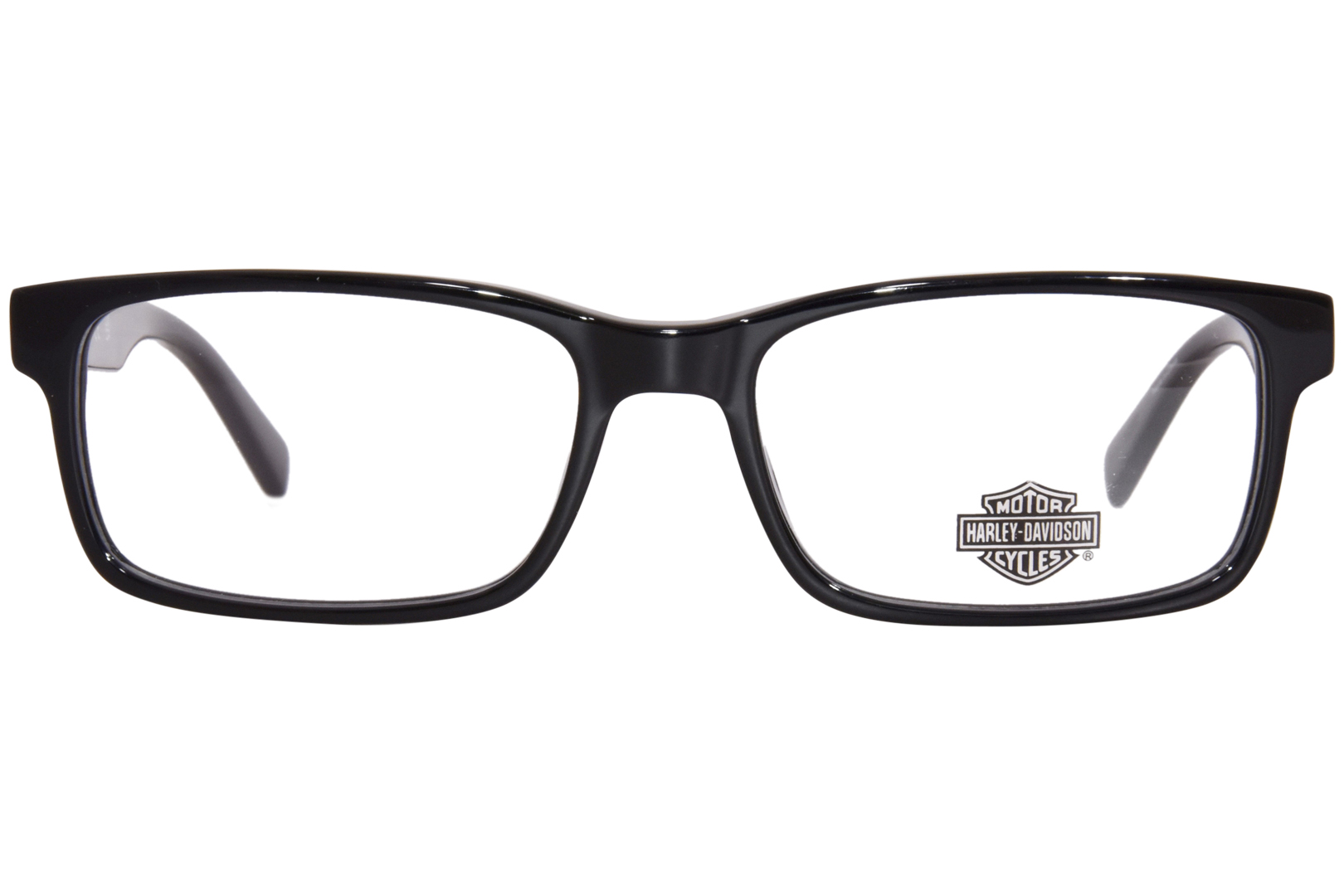 Harley Davidson Hd0774 001 Eyeglasses Mens Shiny Black Full Rim 54 17 145 9342