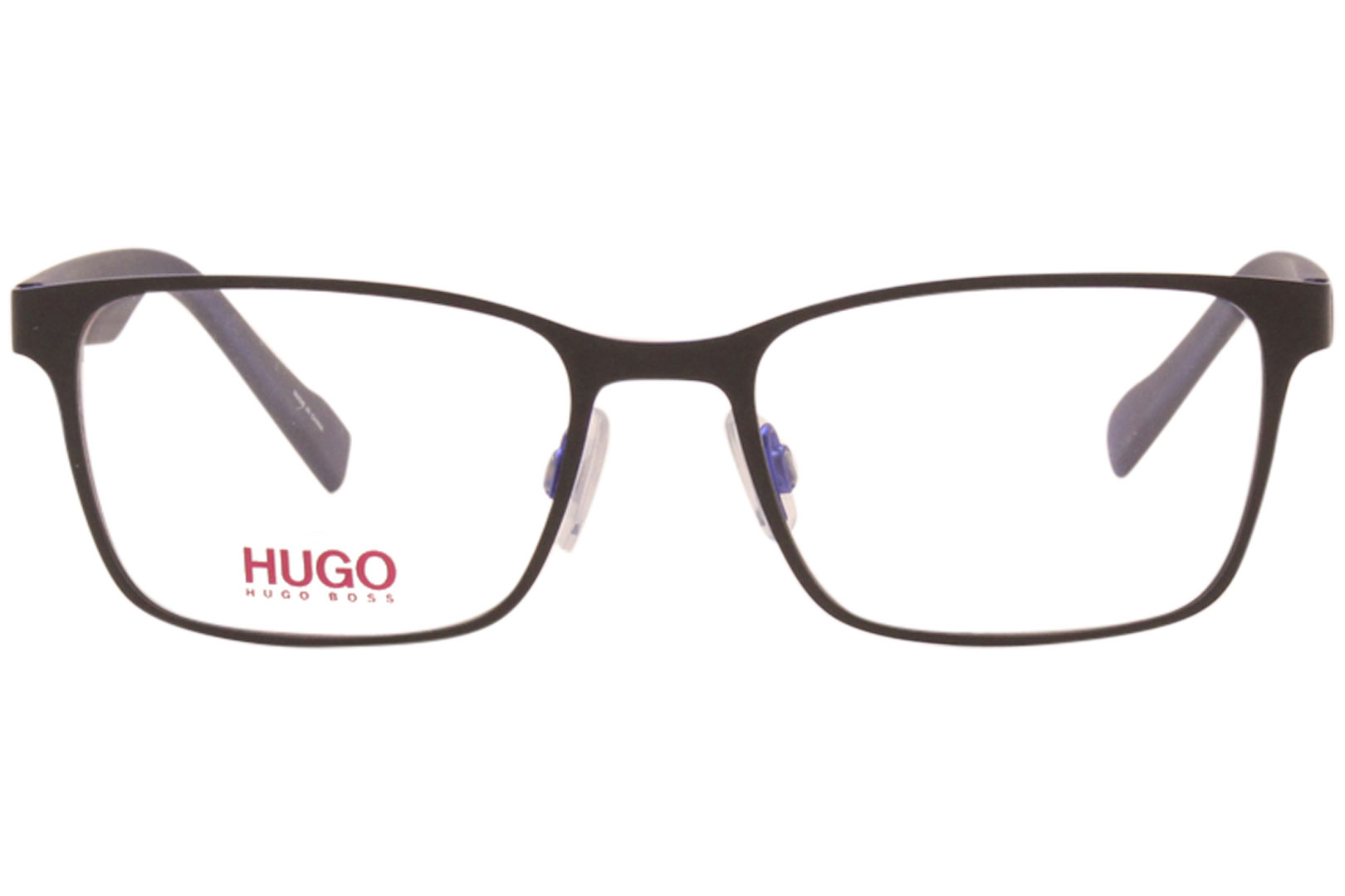 Hugo Boss Eyeglasses Mens Hg 0183 0vk Matte Blackblue 53 18 140mm 3872