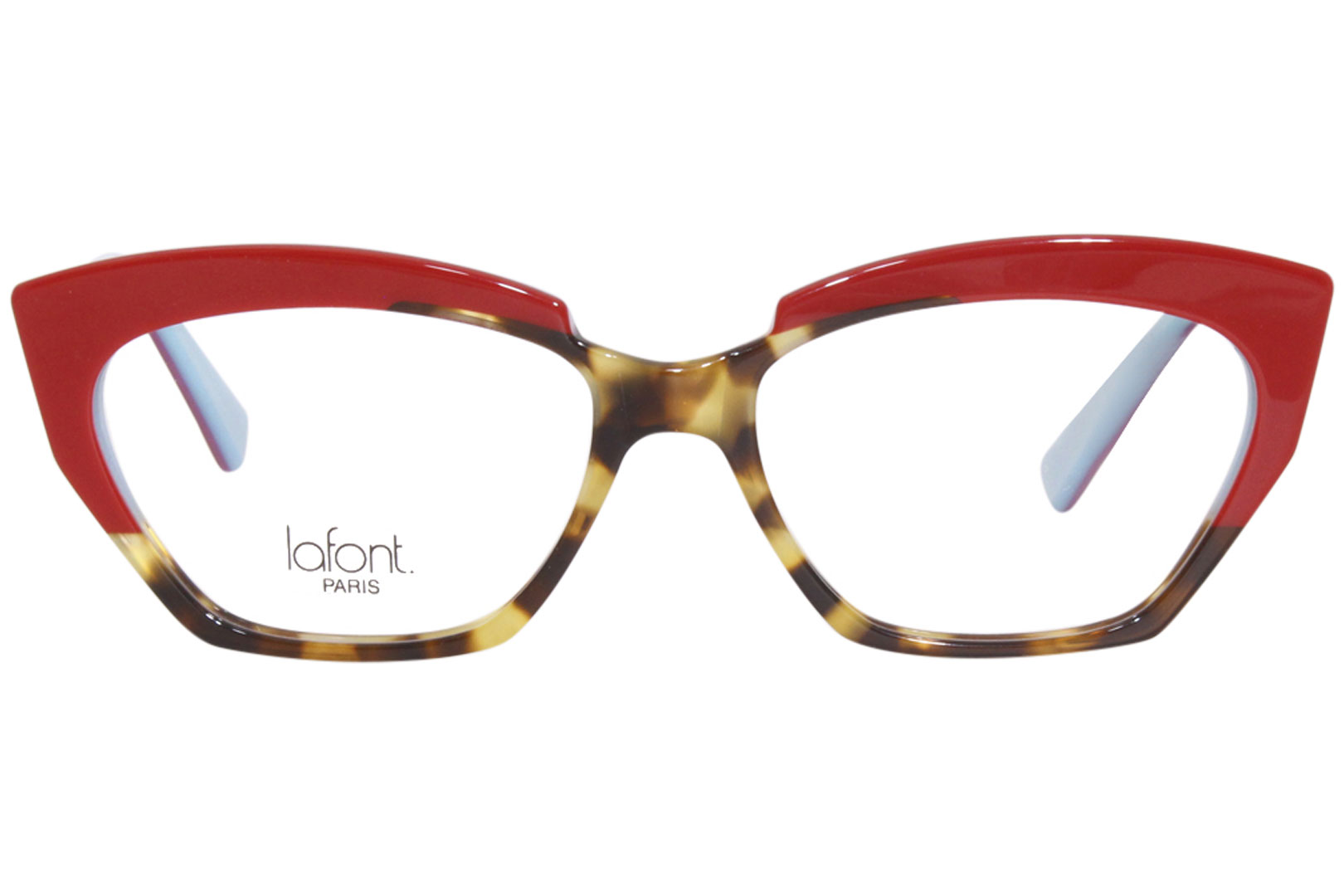 Lafont Paris Girl 532 Eyeglasses Women's Red/Havana Full Rim 55-16-138