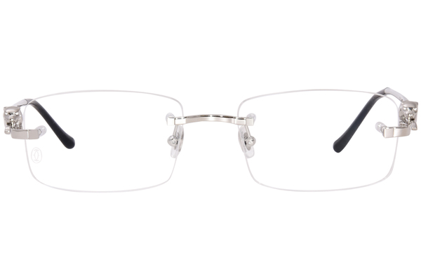 Cartier Core Range CT0281O 002 Eyeglasses Silver Rimless 54 18 140