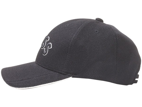 Baseball Cap Boss Hugo Stretch-Pique Strapback Hat One Size Black Men\'s Cap-US