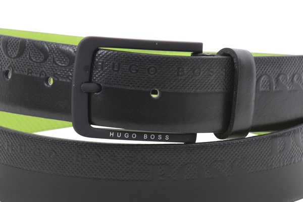 hugo boss logo belt