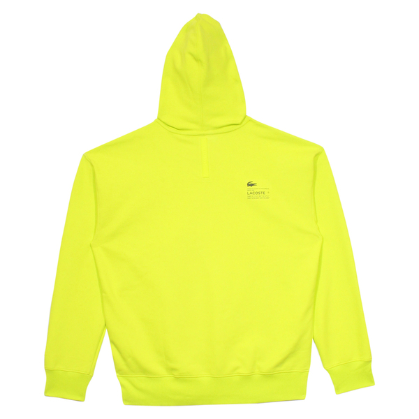 Relaxed Fit Brushed Cotton Sweatshirt Yellow, Lacoste