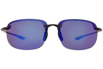 Maui Jim MJ 407-11 top HO'OKIPA Smoke Grey/ Blue Hawaii Sunglasses