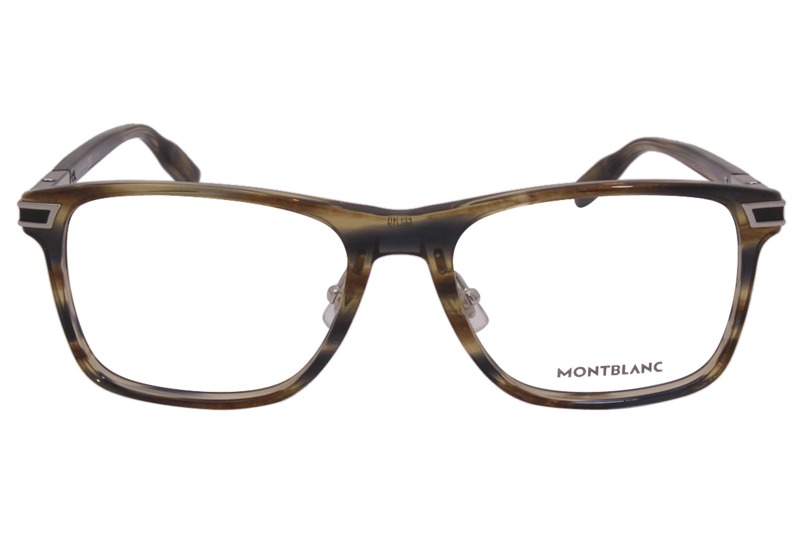 Mont Blanc Eyeglasses Mb0042o 004 Havanasilver 56 19 145mm 8040