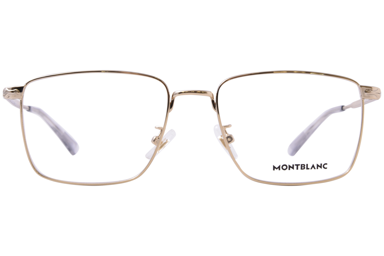 Mont Blanc Mb0308o Eyeglasses Mens Full Rim Rectangle Shape 5298