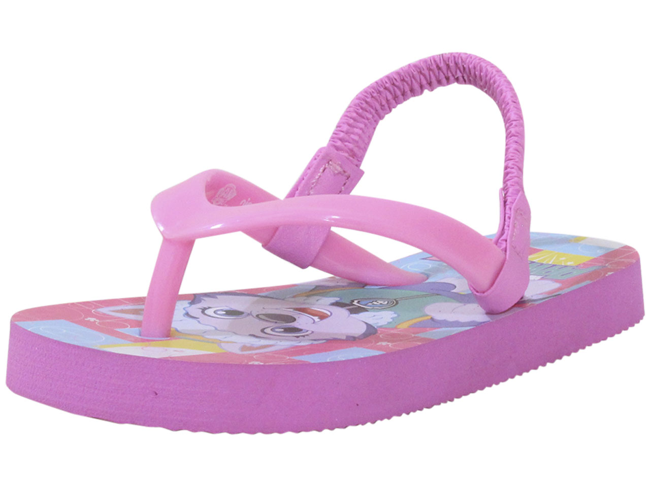 Nickelodeon Toddler Girl's Paw Patrol Flip Flop Sandals Heel Strap Pink ...