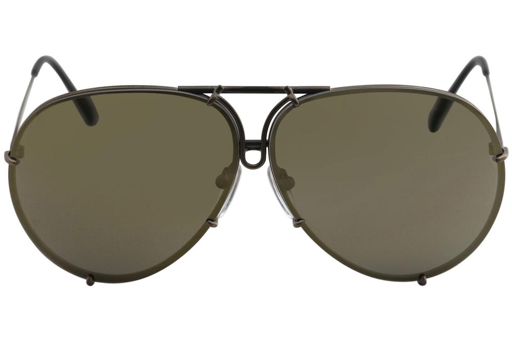 Porsche Design P8478 P'8478 Round Pilot Sunglasses Extra Interchangable