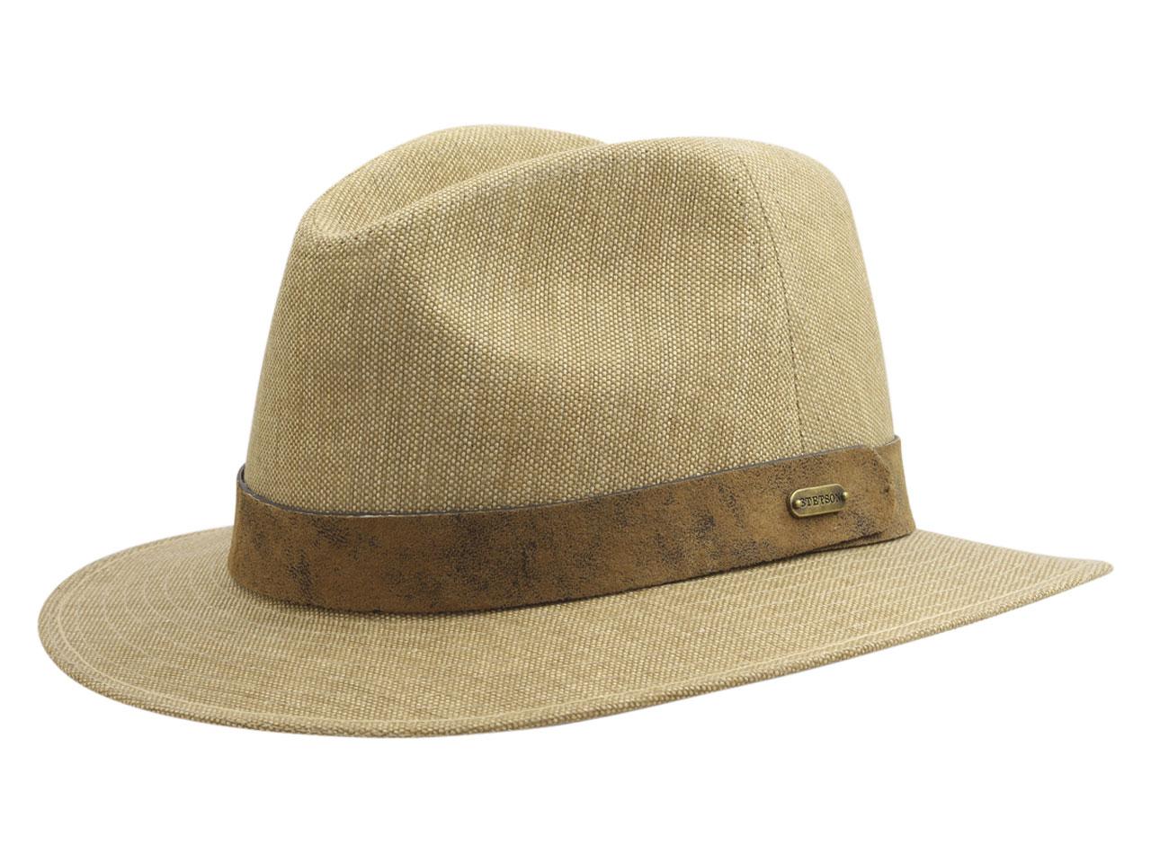 Stetson Men's Pigskin Trim Weathered Toyo Safari Hat 