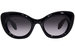 Alexander McQueen AM0403S Sunglasses Women's Cat Eye