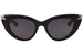 Alexander McQueen AM0442S Sunglasses Women's Cat Eye