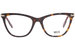 MCQ MQ0339O Eyeglasses Women's Full Rim Cat Eye