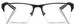 Armani Exchange AX1068 Eyeglasses Men's Semi Rim Rectangle Shape