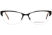 BCBGMaxazria Kana Eyeglasses Women's Semi Rim Rectangle Shape