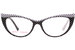 Betsey Johnson Aphrodite Eyeglasses Women's Full Rim Cat Eye Optical Frame