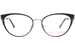 Betsey Johnson Artemis Eyeglasses Women's Full Rim Cat Eye