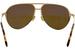 Brioni Men's BR 0011S 0011/S Titanium Pilot Sunglasses