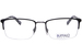 Buffalo By David Bitton BM523 Eyeglasses Men's Semi Rim Rectangle Shape