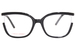 Carolina Herrera CH/0004 Eyeglasses Women's Semi Rim Rectangle Shape