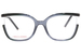 Carolina Herrera CH/0004 Eyeglasses Women's Semi Rim Rectangle Shape