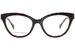 Carolina Herrera CH/0017 Eyeglasses Women's Full Rim Cat Eye