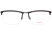 Carrera 8875 Titanium Eyeglasses Men's Semi Rim Rectangle Shape