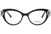 Caviar M4905 Eyeglasses Women's Full Rim Cat Eye w/Clear Crystals