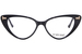 Caviar M4920 Eyeglasses Women's Full Rim Cat Eye w/Clear Crystals